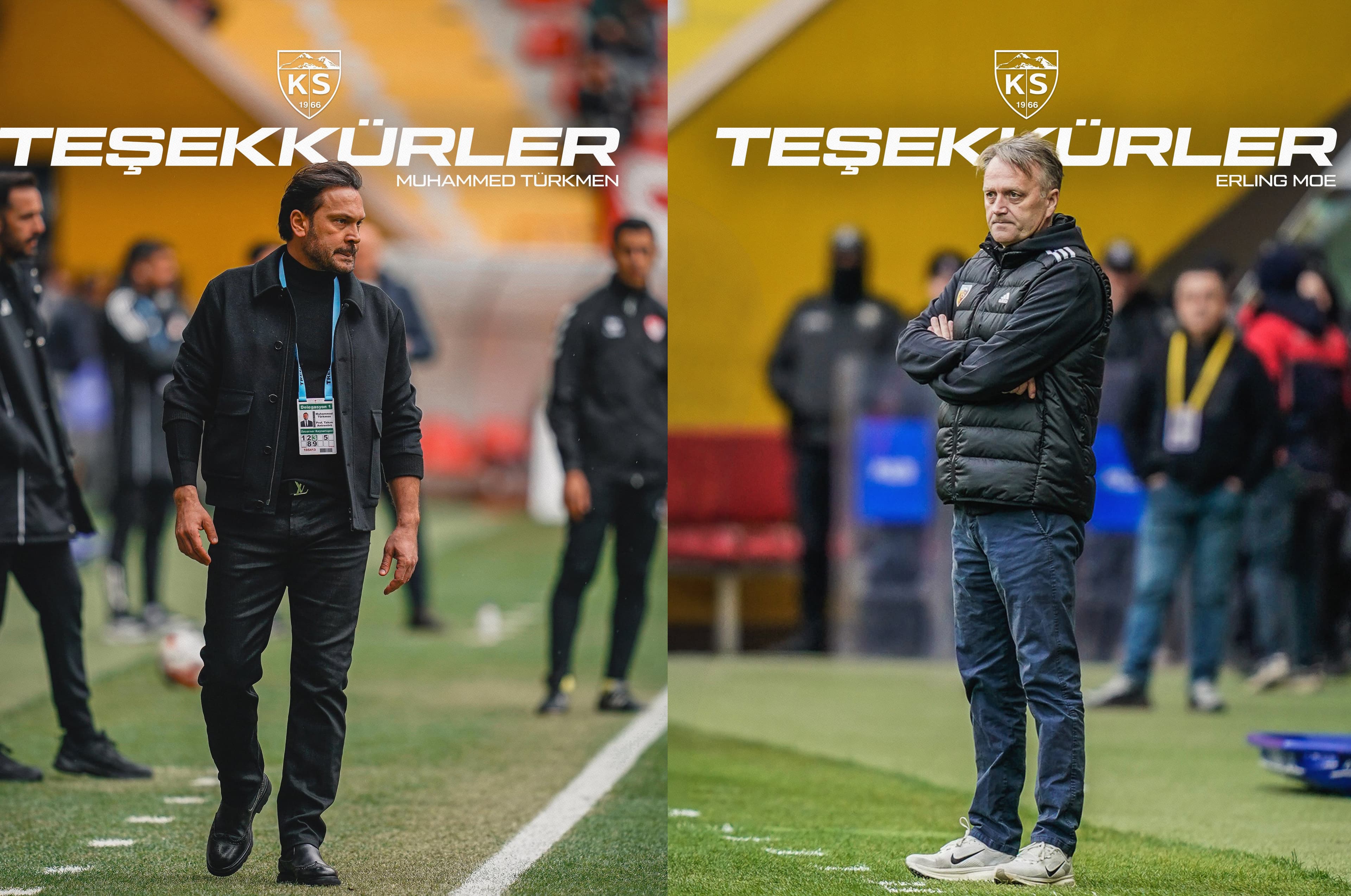 Kayserispor’dan Muhammed Türkmen ve Erling Moe ile yollar ayrıldı
