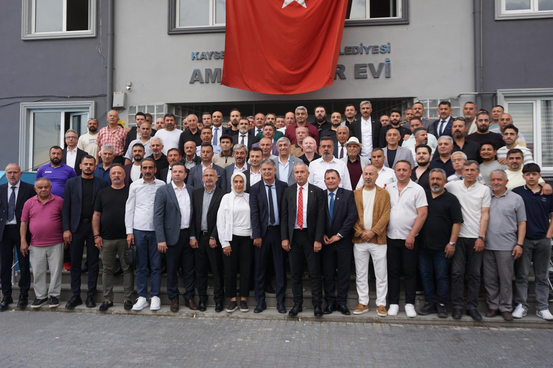 Kayseri Amatör Spor Kulüpleri Federasyonu’nda Mutlu Önal güven tazeledi