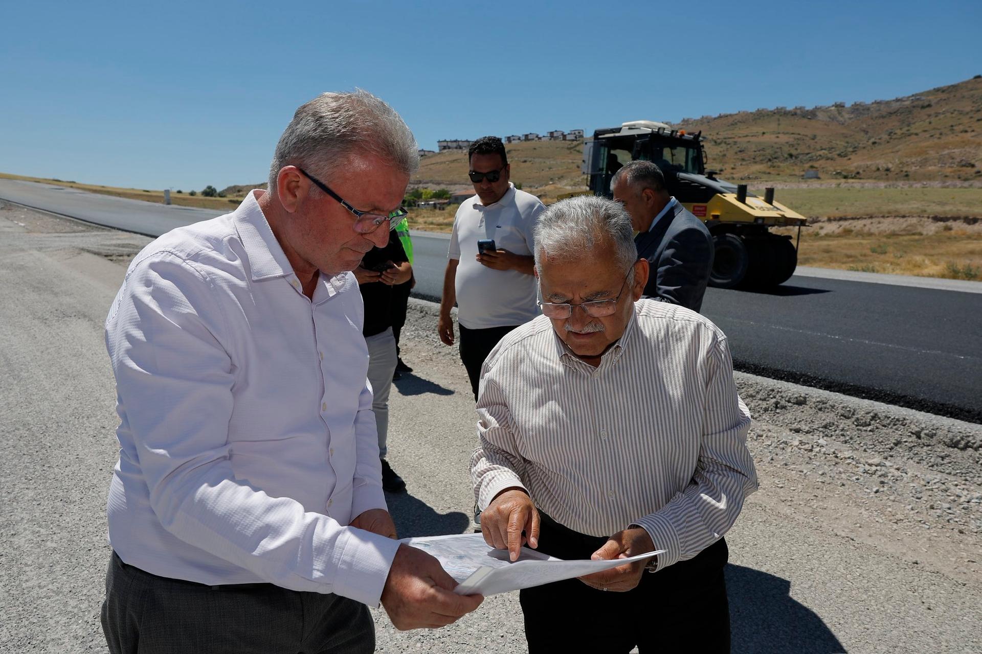 Erkilet Bulvarı’nı Çevre Yolu’na bağlayacak yeni yolda çalışmalar sürüyor