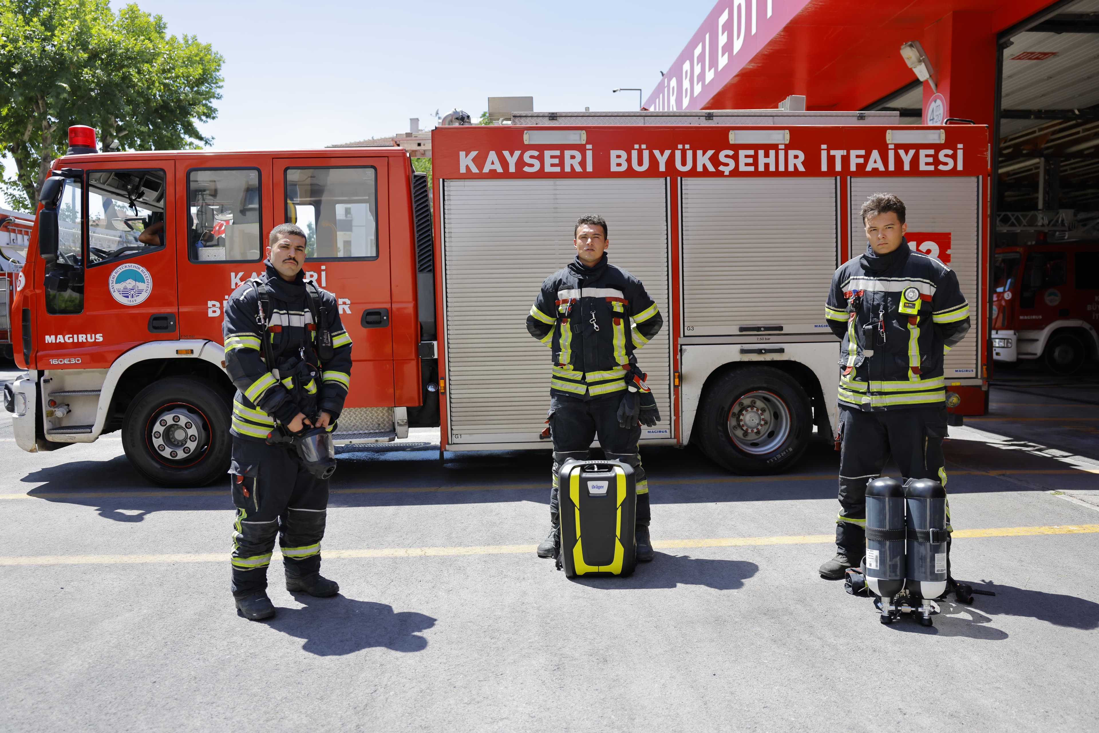 Kayseri İtfaiyesi’nin müdahale gücü teknolojik ve teknik kapasite ile artıyor 