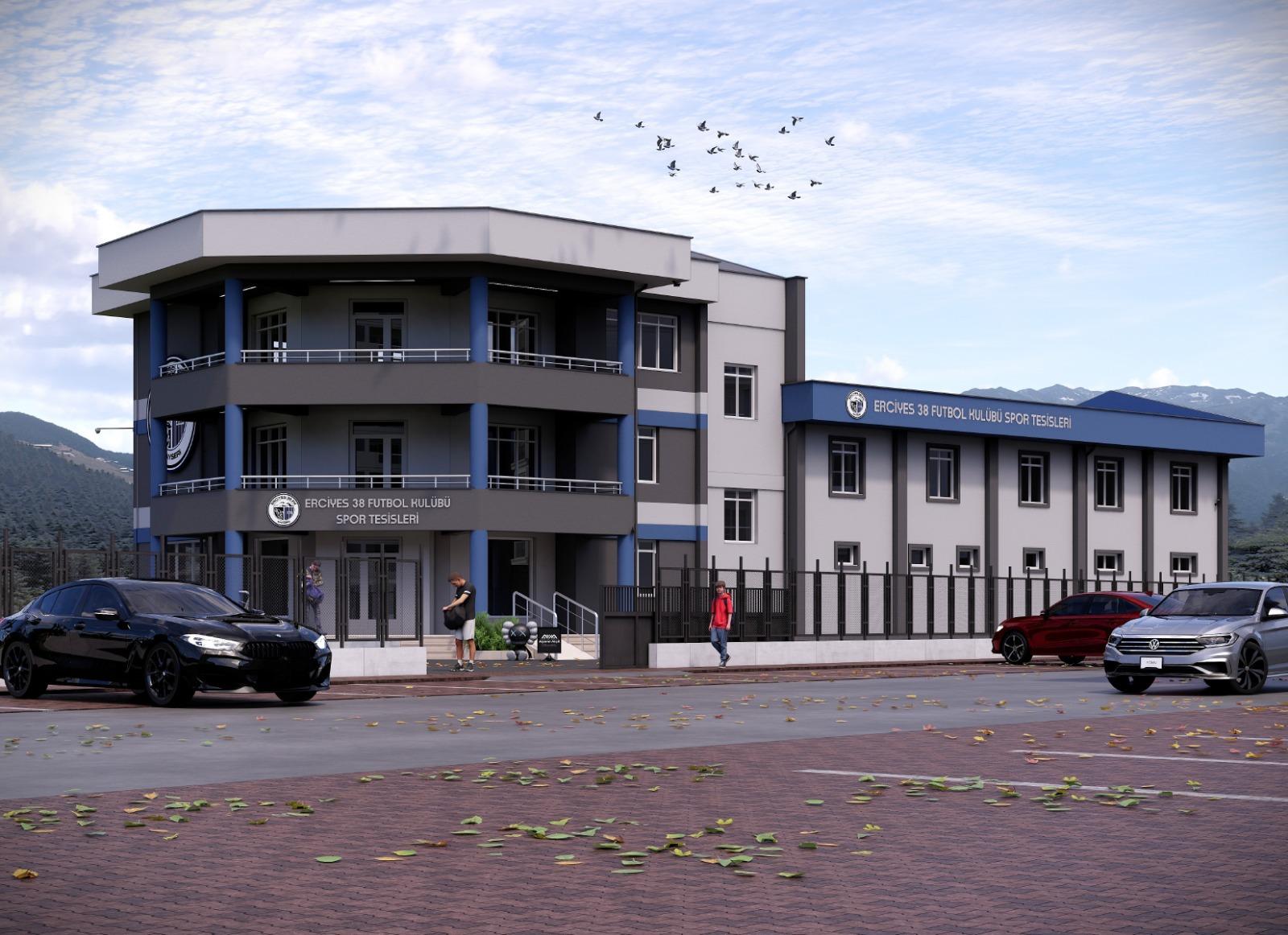 Erciyes 38 Futbol Kulübü’ne 780 kişilik yeni tribün