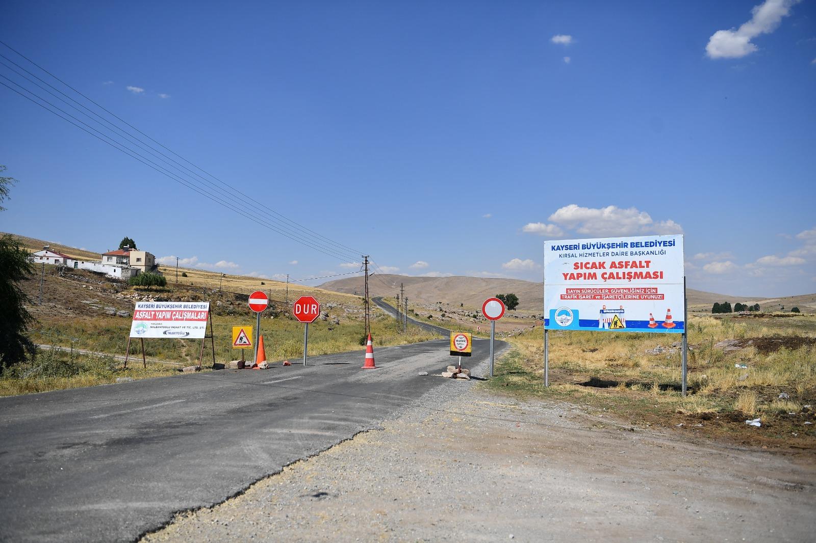 Büyükşehir’den Bünyan’daki 16 kilometrelik yola 122,5 milyon TL’lik yatırım