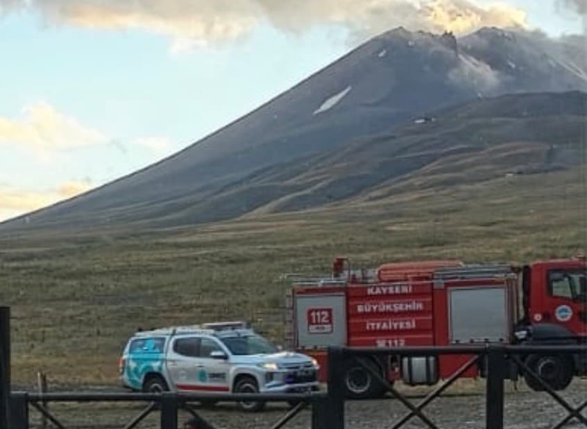Erciyes’te hipotermi tehlikesi geçiren şahıs kurtarıldı