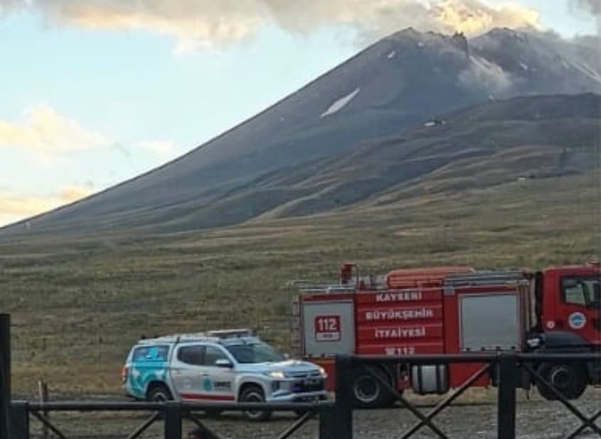 Erciyes’te hipotermi tehlikesi geçiren şahıs kurtarıldı