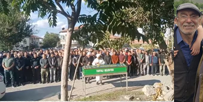 İşçi servisleri ile iş makinesinin çarpıştığı kazada vefat eden sürücü toprağa verildi