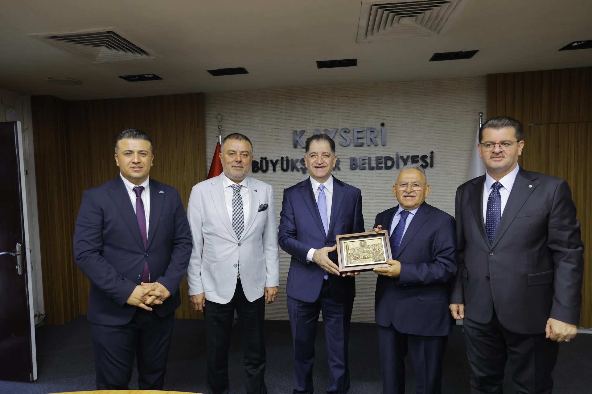 Erbil iş dünyasının temsilcileri Kayseri’de