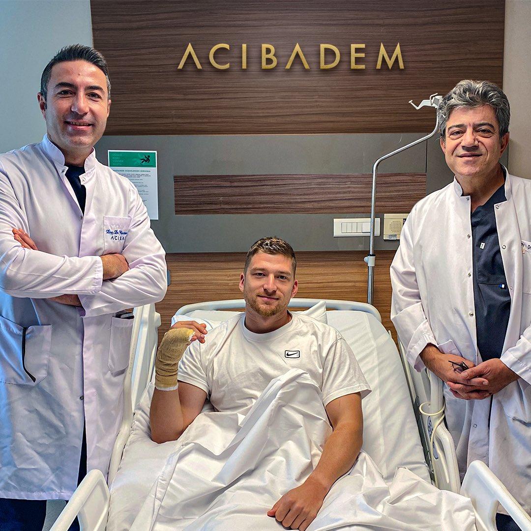 Kayserispor kaptanı Semih Güler elindeki kırık nedeniyle ameliyat oldu