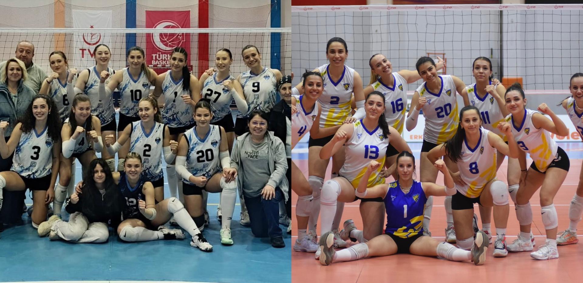 Voleybolda Kayseri derbisinde KVK Cimnastik Kulübü ile Atletikspor karşılaşacak