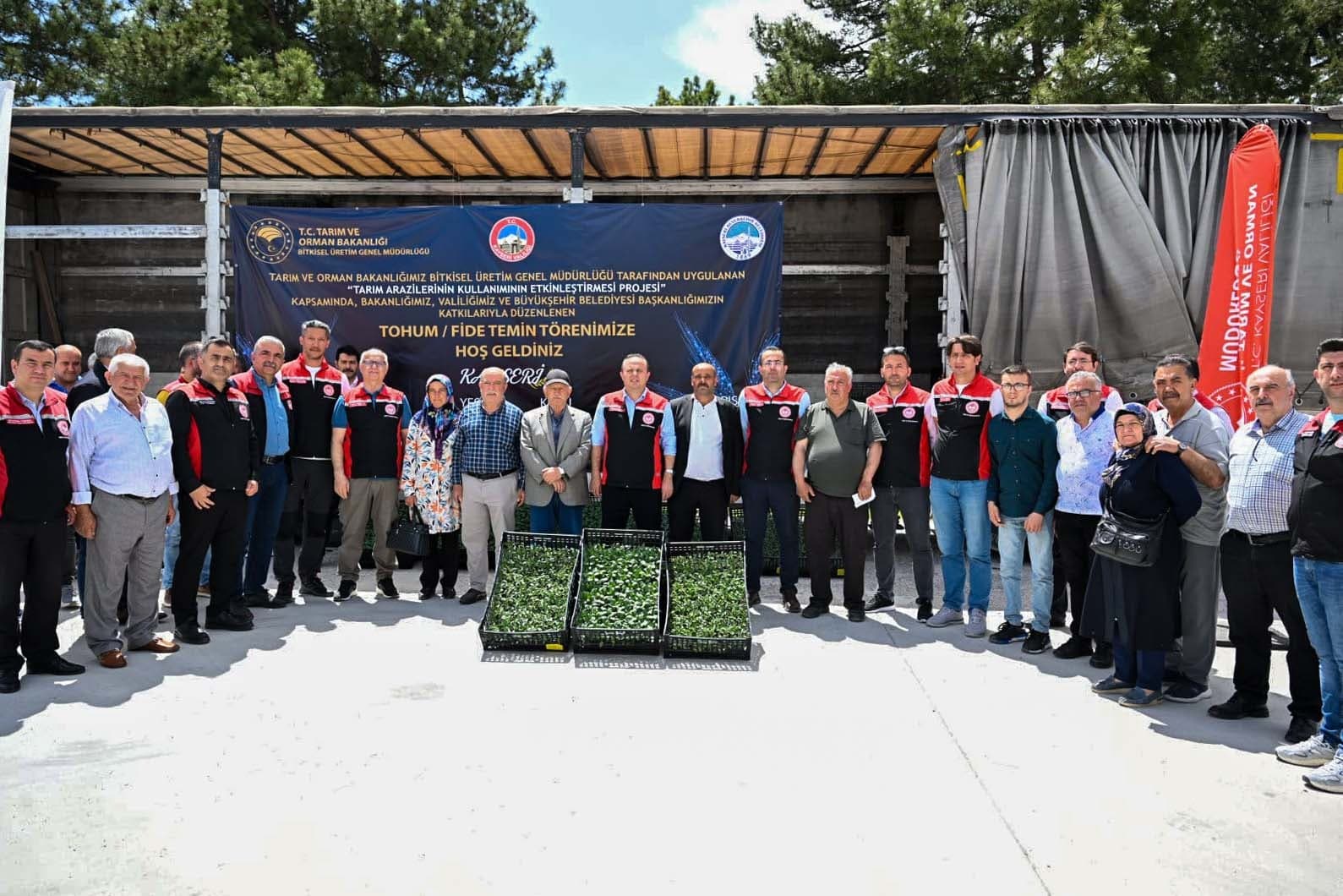 İl Tarım Müdürlüğü’nden çiftçilere toplam 126 bin fide desteği