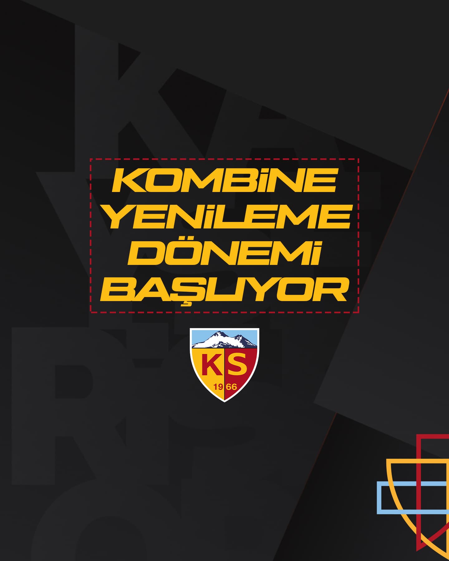 Kayserispor kombine bilet yenileme ve satış tarihi açıklandı