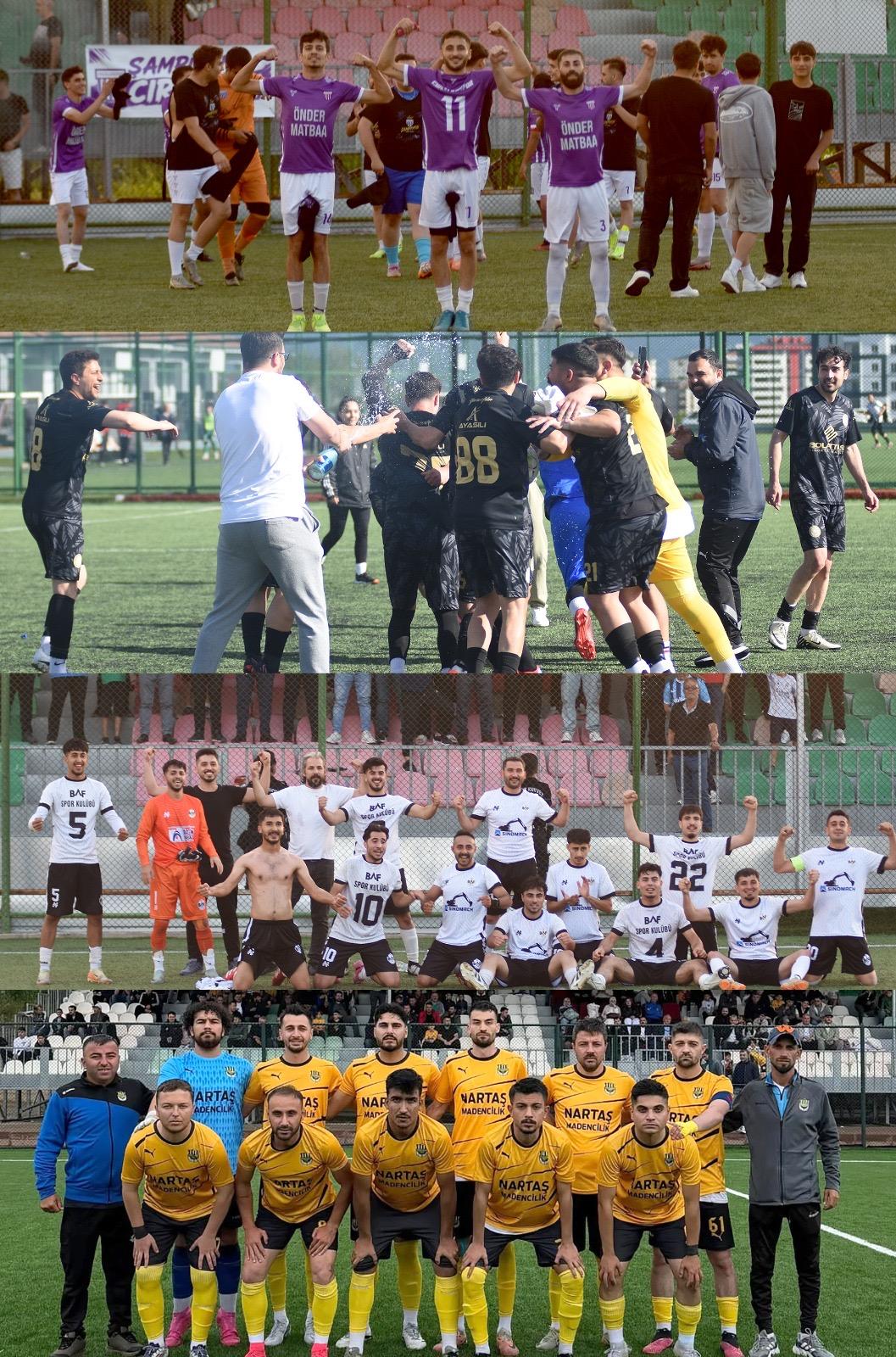 İkinci Amatör Küme’de şampiyonlar belli oldu