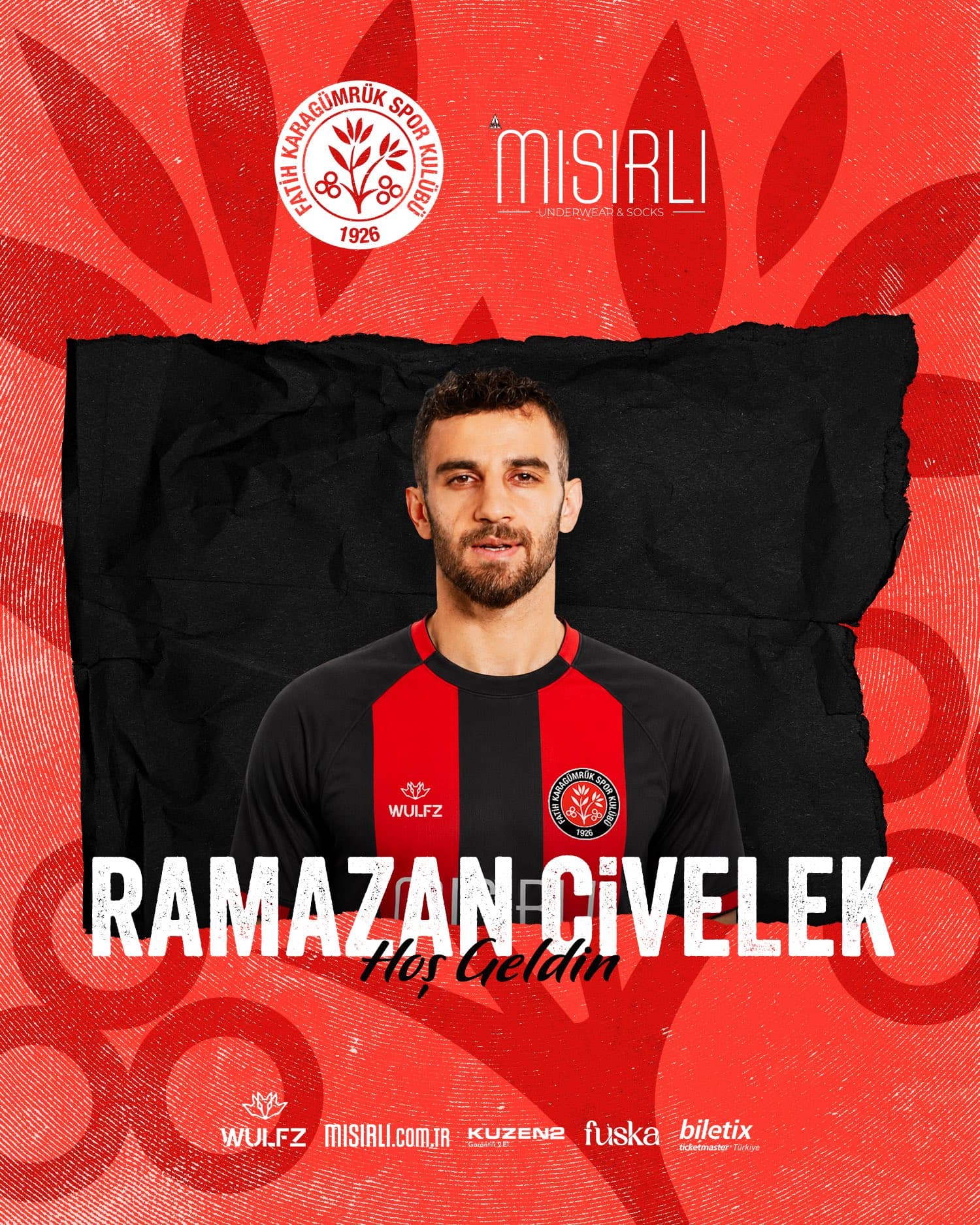 Kayserispor’dan ayrılan Ramazan Civelek, Fatih Karagümrük’e transfer oldu