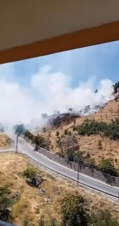 Beştepeler’de çıkan yangın söndürüldü