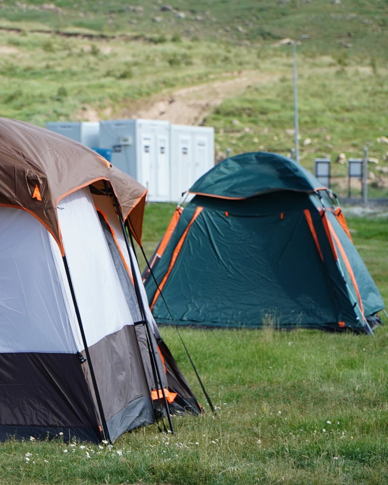 Erciyes’te çadır ve karavan kamp sezonu devam ediyor