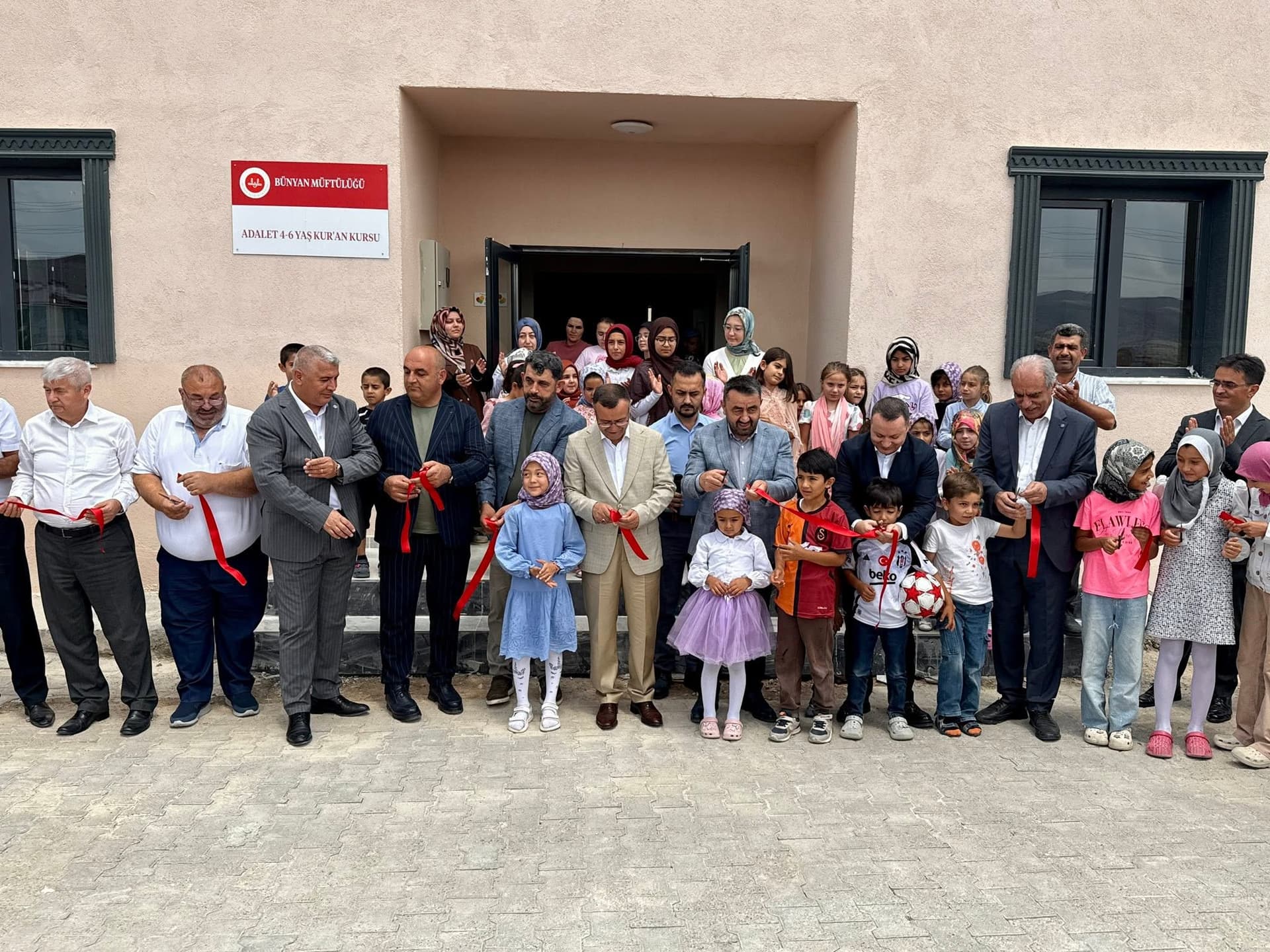 Bünyan'da Adalet 4-6 Yaş Kur'an Kursu dualarla hizmete açıldı