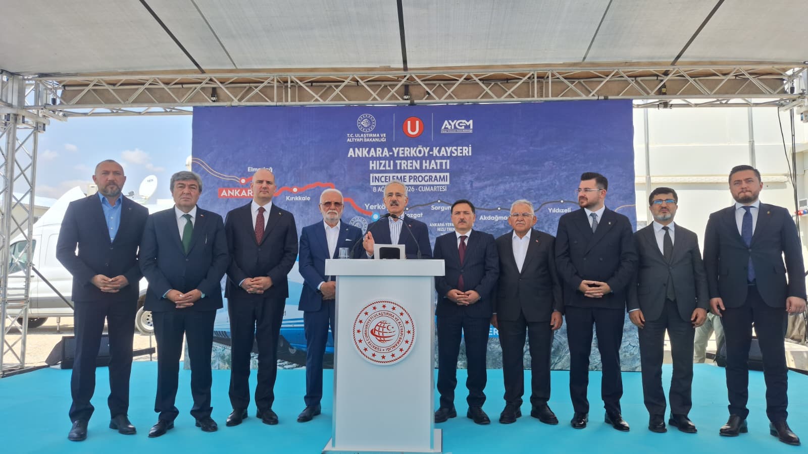 Bakan Uraloğlu; “Yerköy-Kayseri YHT hattının yüzde 53’ü tamamlandı”