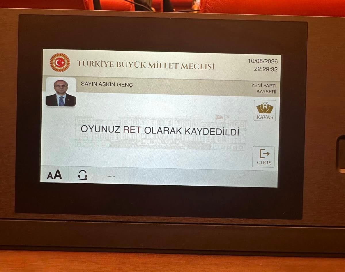 Çerçeve Yasa’ya Kayserili vekillerden 9 evet, 1 ret