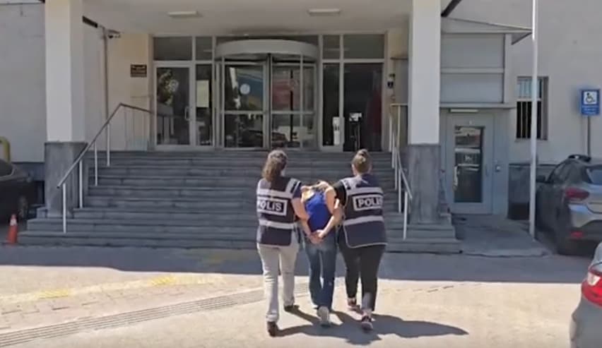 10 yıl kesinleşmiş hapis cezası ile aranan firari kadın yakalandı