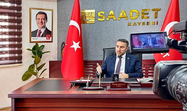 Saadet Partisi İl Başkanı Altun, “25 yıldır depremle mücadele ve önlem çalışması bulunmamaktadır”