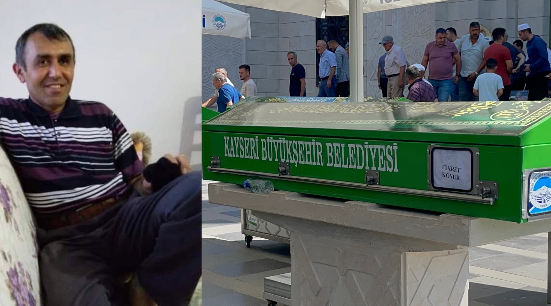 Fabrikada iş kazası sonucu hayatını kaybeden işçi toprağa verildi