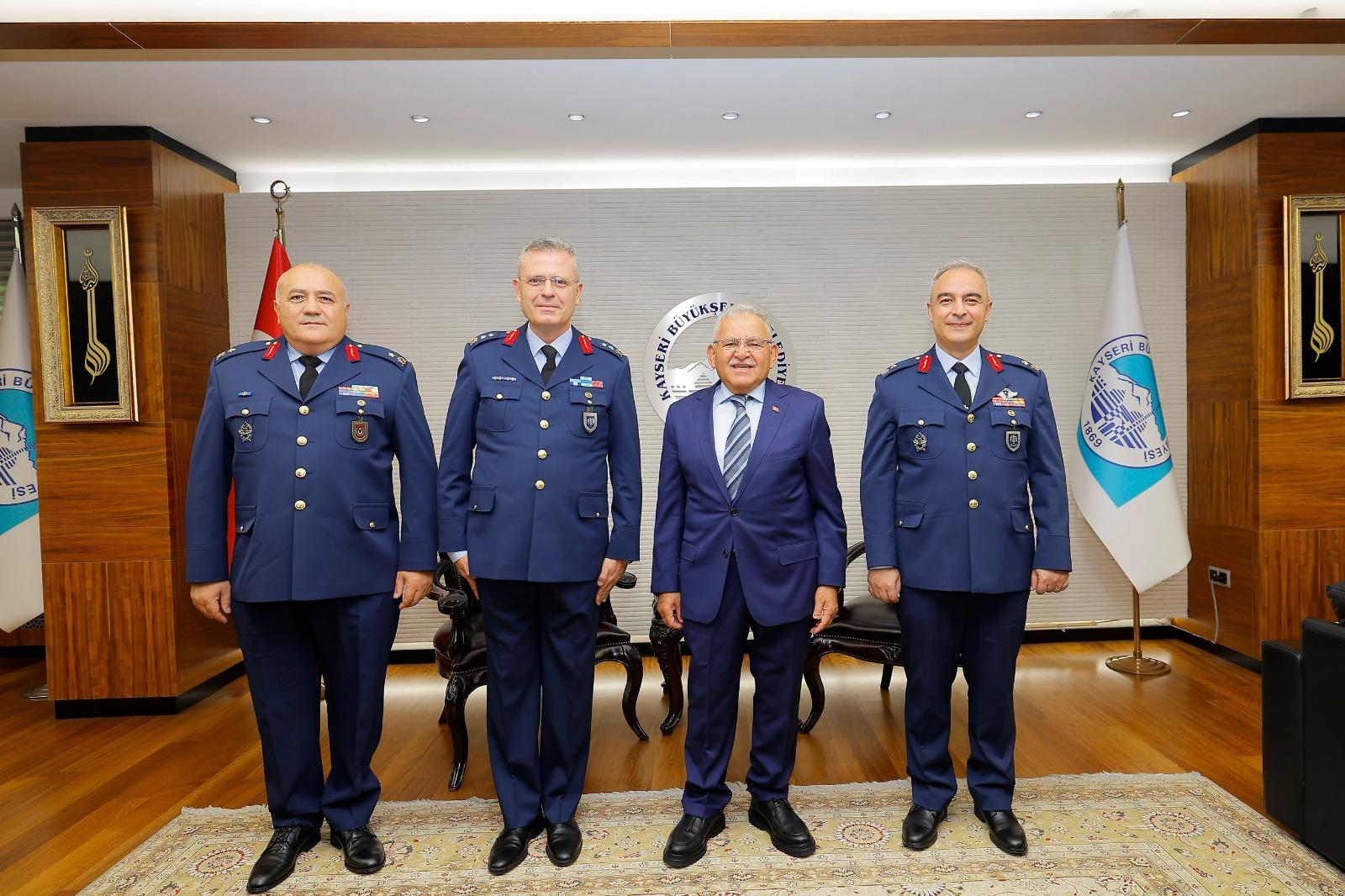 Kayseri’nin yeni atanan komutanları ağırlandı