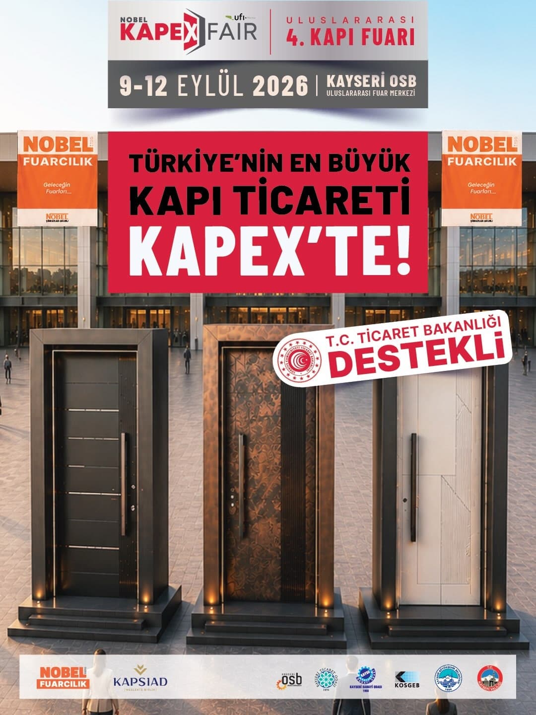KAPEX - 4. Uluslararası Kapı Fuarı 9 Eylül’de başlıyor