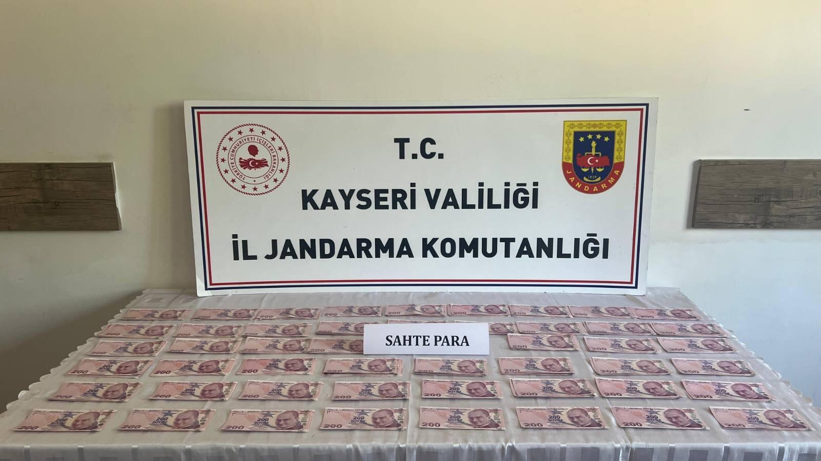 Kayseri’de sahte para operasyonu: 2 şüpheli gözaltına alındı