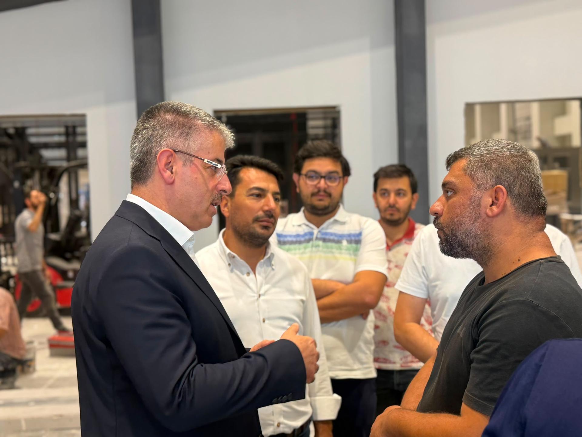 Milletvekili Çopuroğlu’ndan KAPEX 2026 Uluslararası Kapı Fuarı’na çat kapı ziyaret
