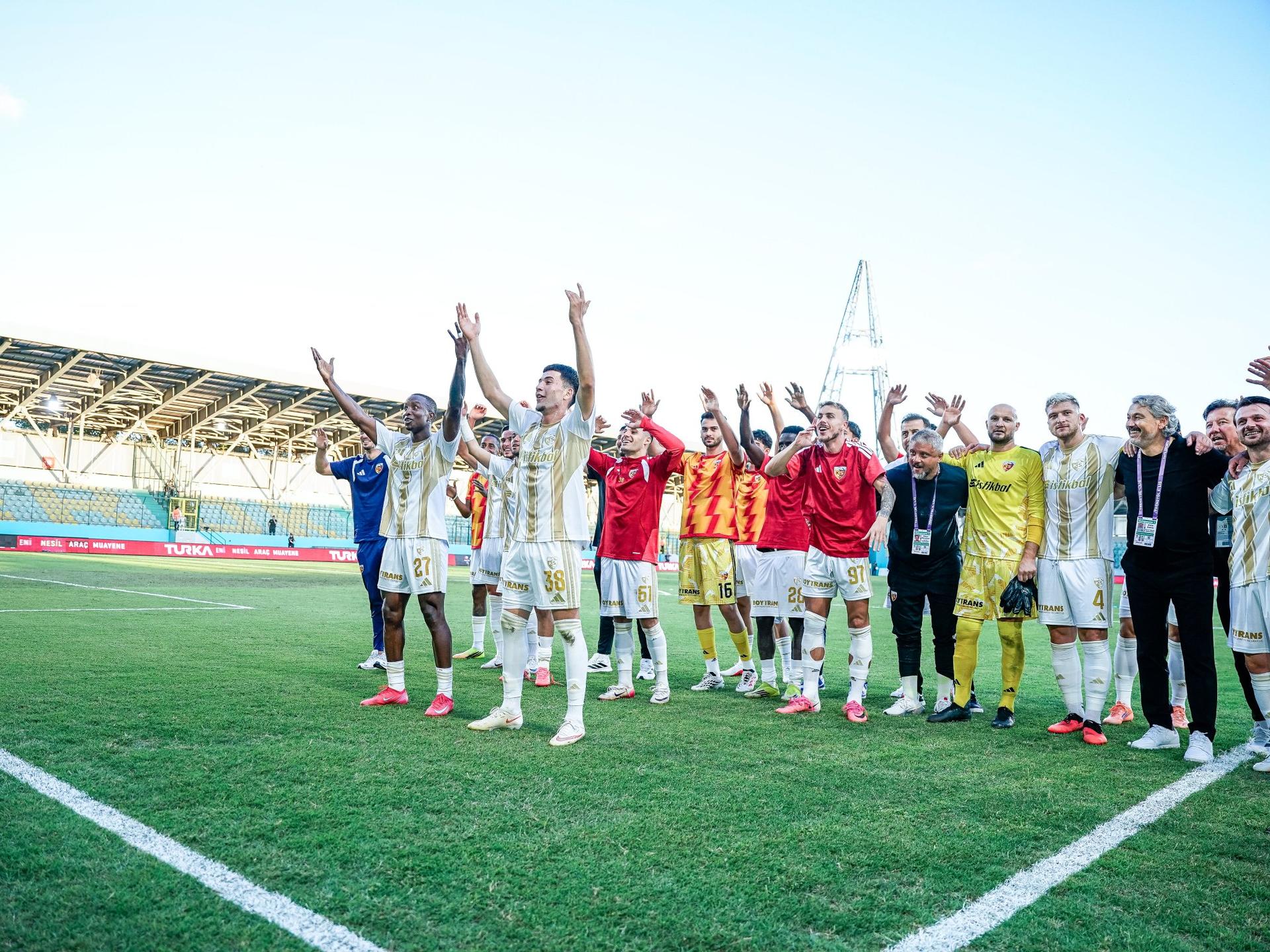 Kayserispor 2 hafta aradan sonra galip geldi