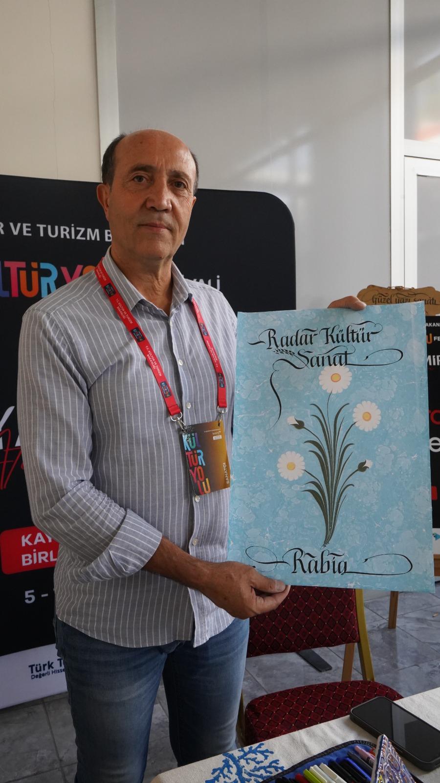 Kaligrafi sanatçısı Türkmen; “Kaligrafiye yoğun bir merak var”