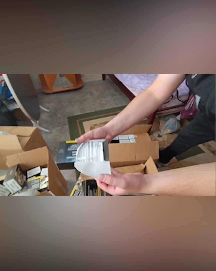 Kaçak sigara operasyonunda 2 kişi yakalandı