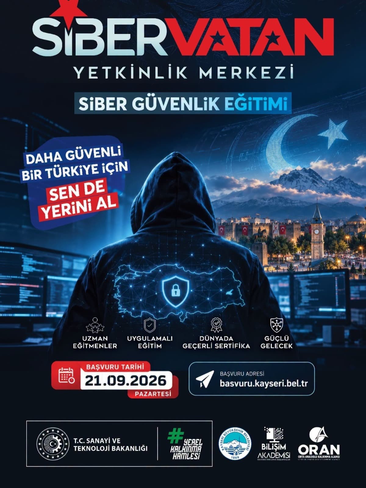 Kayseri’de siber güvenlikte yeni nesil uzmanlar yetişecek