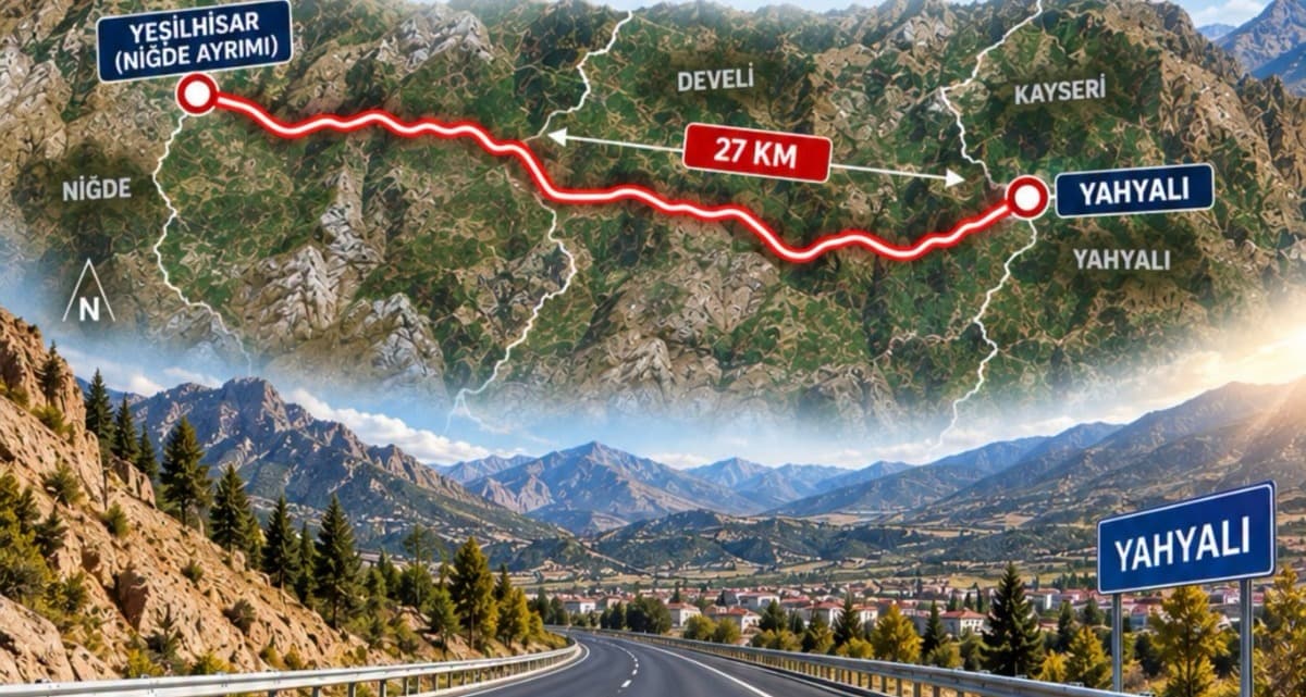 Yeşilhisar-Niğde yol bağlantısı ve Yahyalı yolu için ihale süreci tamamlandı