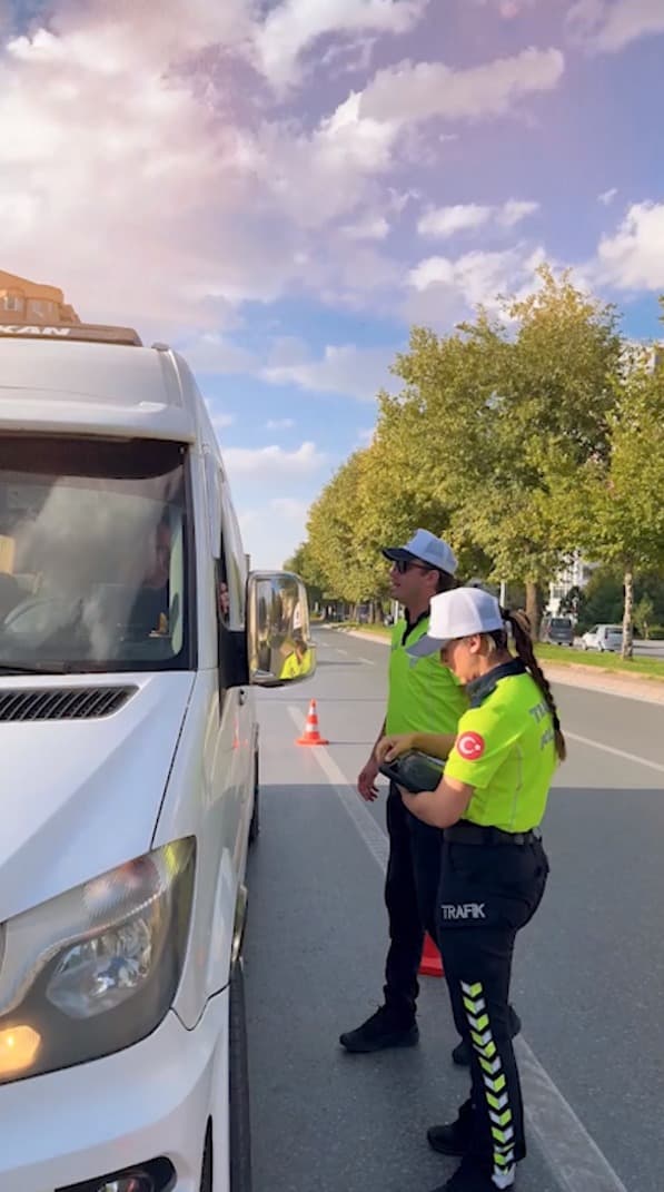 Okul servisleri denetlendi