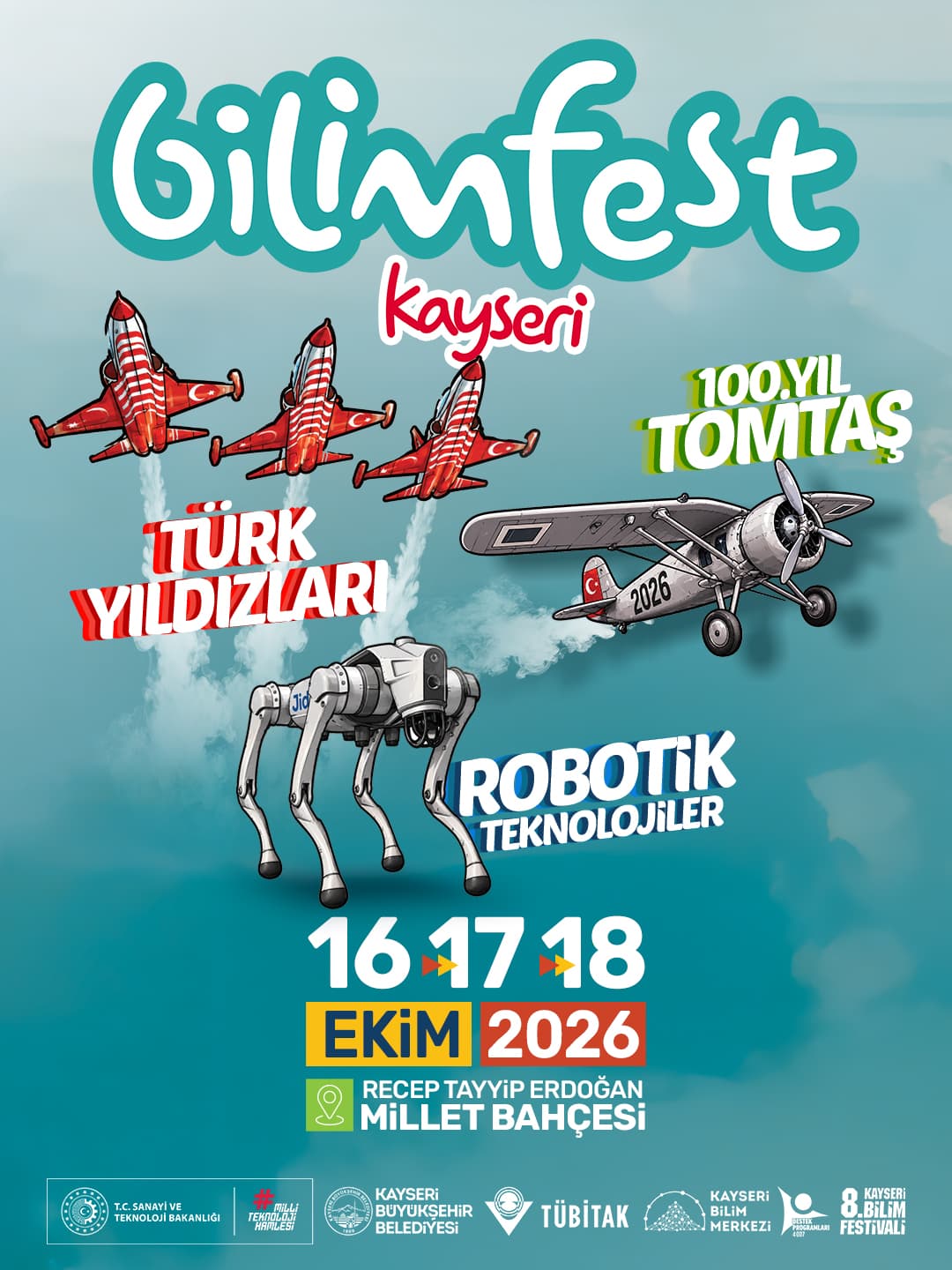 8’inci BİLİMFEST Kayseri’de Başlıyor