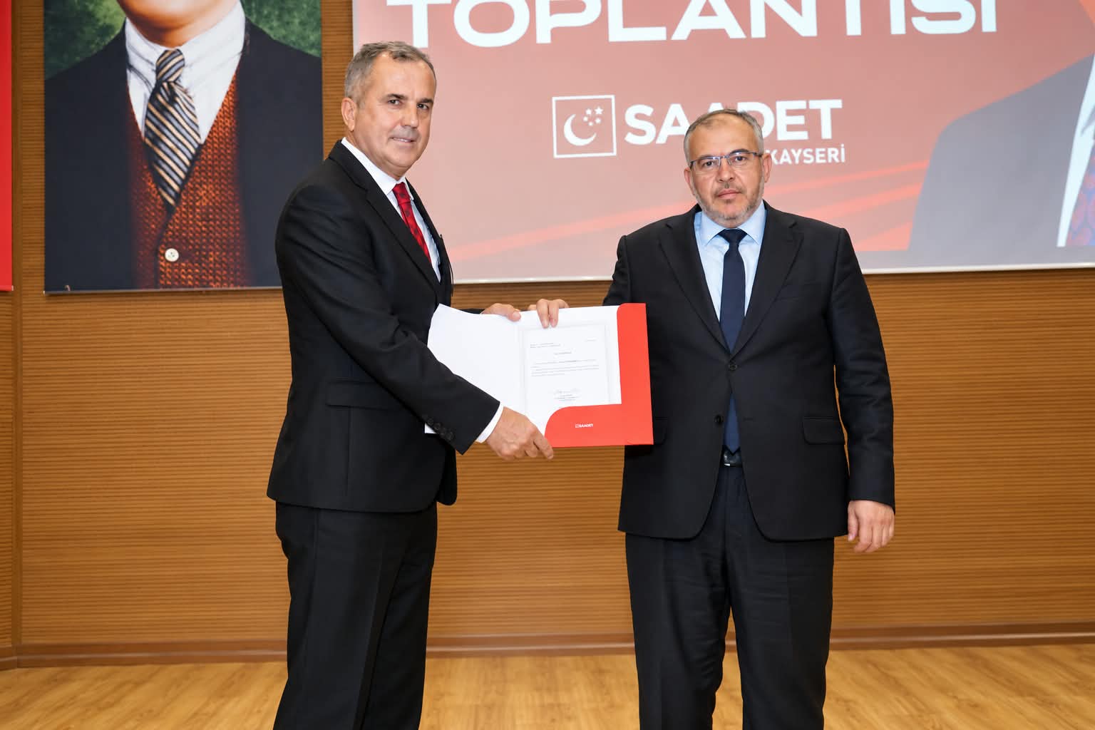 Saadet Partisi Talas İlçe Başkanlığı’na Ali Üstünel atandı