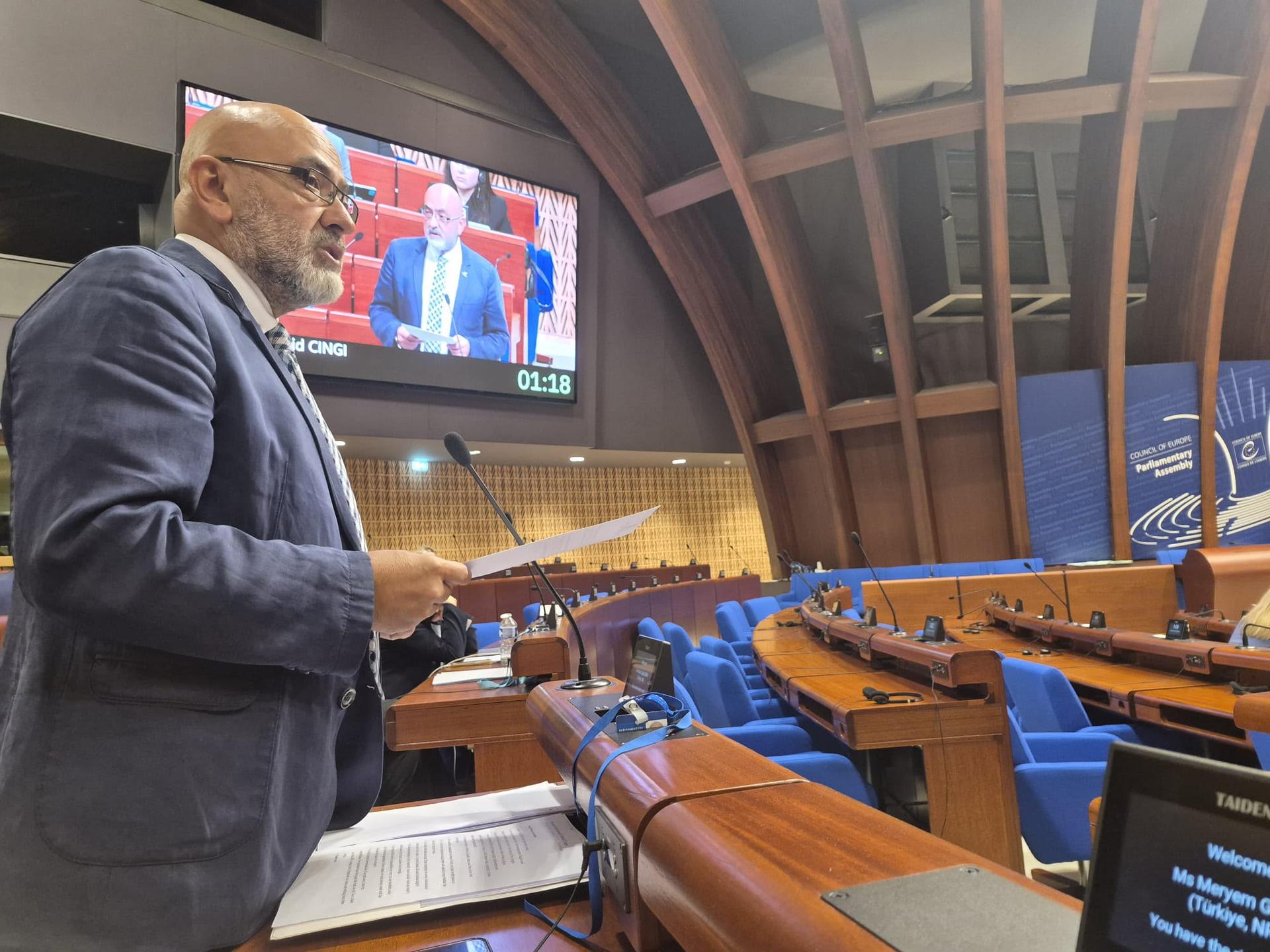 Milletvekili Cıngı, Avrupa Konseyi’nde aile politikaları için 3 öneri sundu