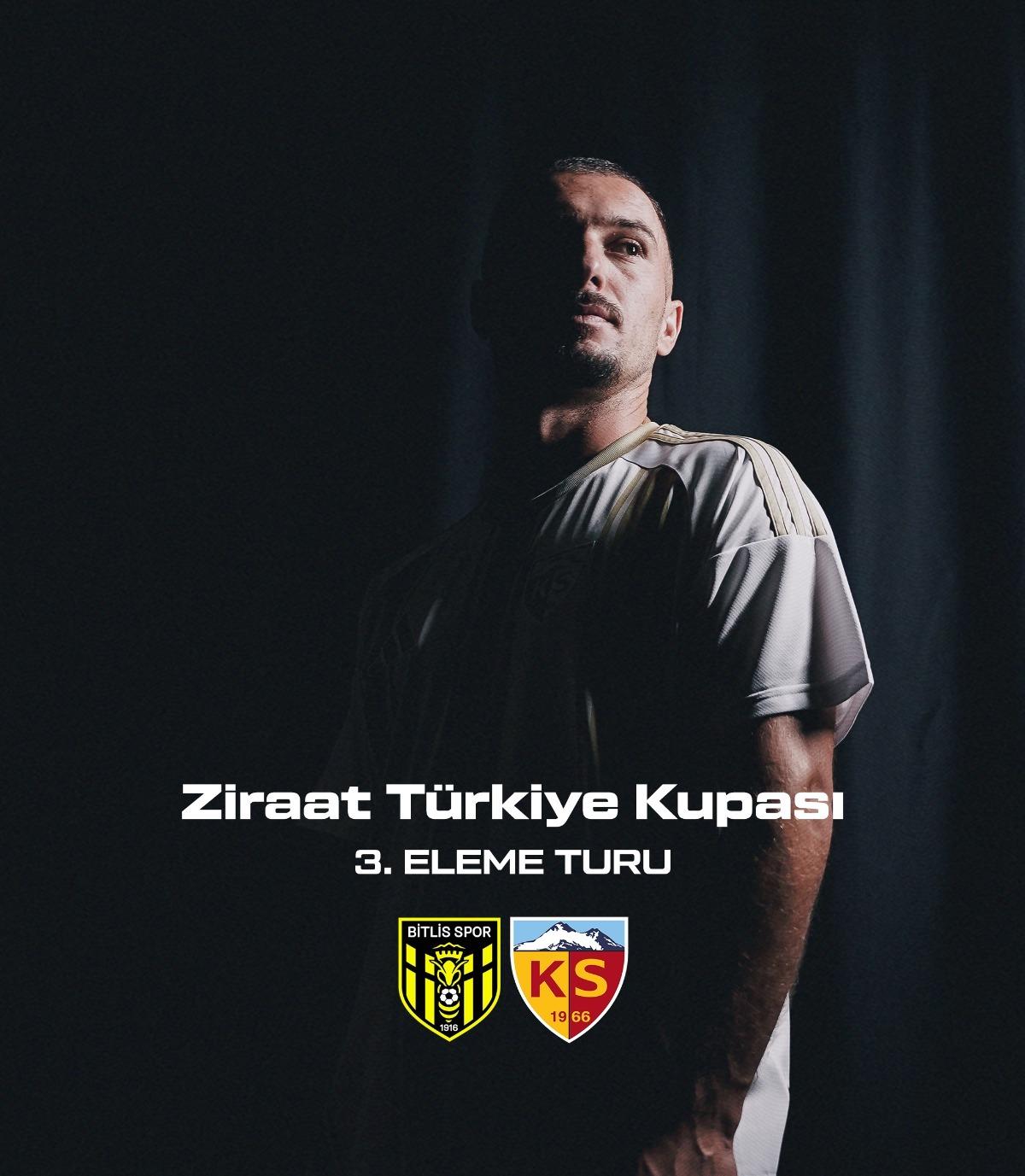 Kayserispor’un Türkiye Kupası 3’üncü turundaki rakibi Bitlis 1916 FSK oldu