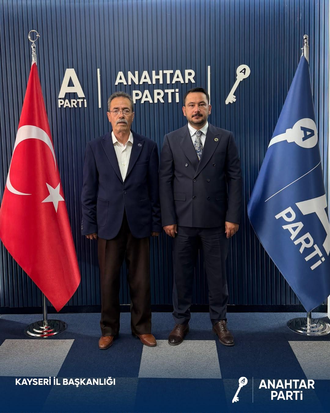 Anahtar Parti Akkışla İlçe Başkanlığı’na yeni atama