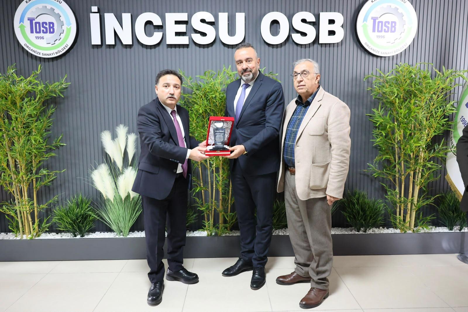 İncesu OSB Başkanı Mustafa Ateş oldu