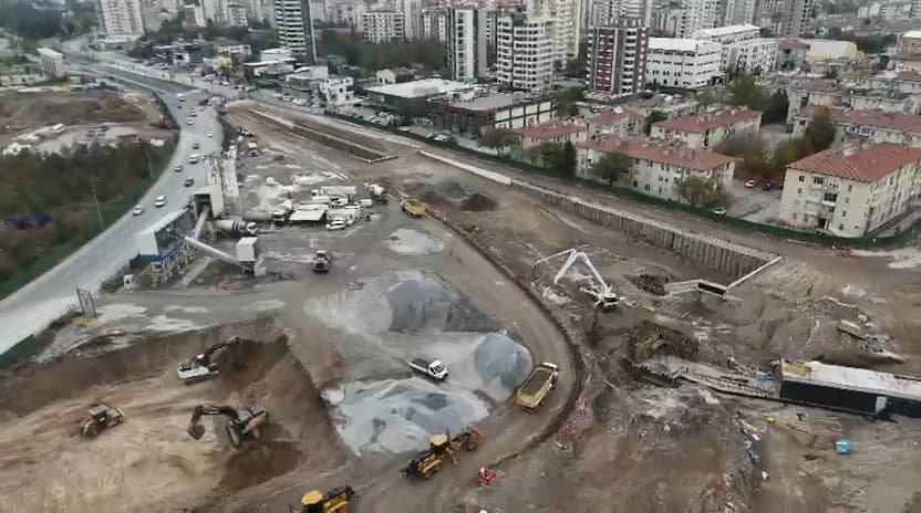 Kartal Kavşağı’nda çalışmalar yeniden başladı